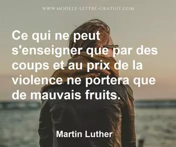 Citation de Martin Luther