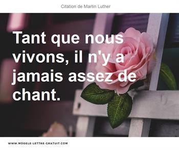 Citations Martin Luther