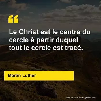 Citation Martin Luther