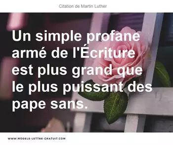 Citations Martin Luther