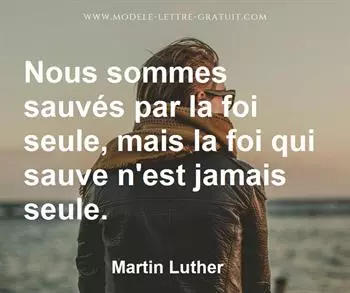 Citation de Martin Luther