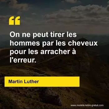 Citation Martin Luther