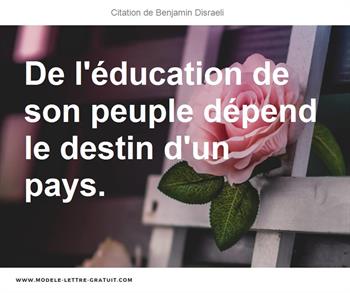 Citations Benjamin Disraeli