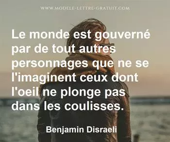 Citation de Benjamin Disraeli