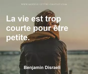 Citation de Benjamin Disraeli