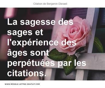 Citations Benjamin Disraeli