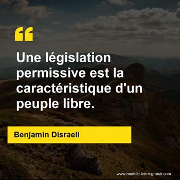 Citation de Benjamin Disraeli