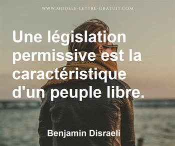 Citation de Benjamin Disraeli