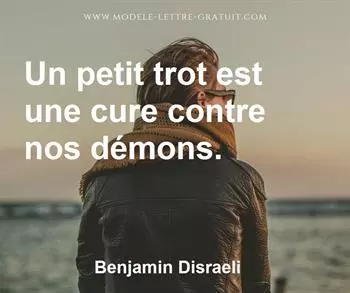 Citation de Benjamin Disraeli