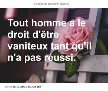 Citations Benjamin Disraeli