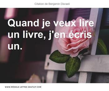 Citations Benjamin Disraeli