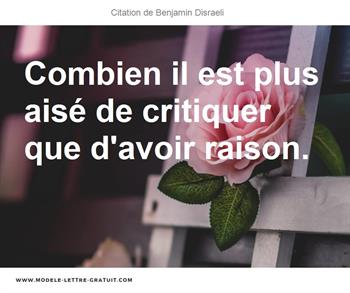 Citations Benjamin Disraeli
