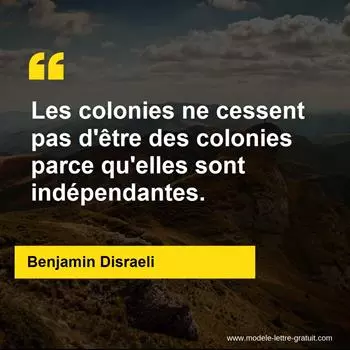 Citation Benjamin Disraeli