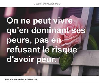 Citations Nicolas Hulot