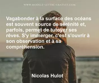Citation de Nicolas Hulot