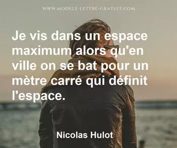 Citation de Nicolas Hulot