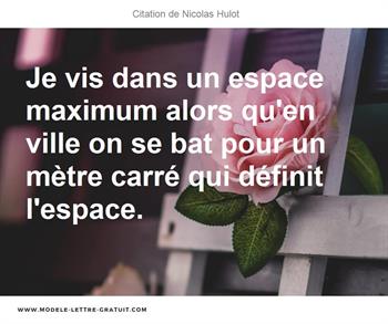 Citations Nicolas Hulot