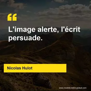 Citation Nicolas Hulot