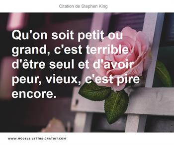 Citations Stephen King