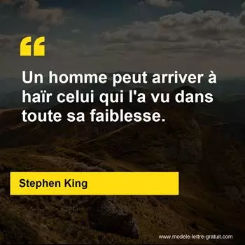 Citation Stephen King