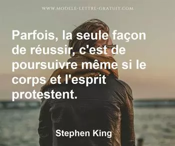 Citation de Stephen King