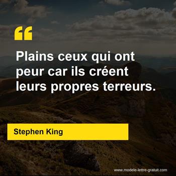 Citation de Stephen King