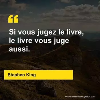 Citation Stephen King