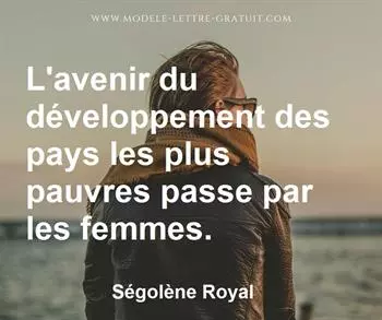 Citation de Ségolène Royal