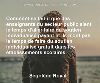 Citation de Ségolène Royal