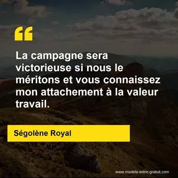 Citation Ségolène Royal