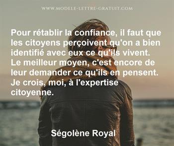 Citation de Ségolène Royal