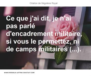Citations Ségolène Royal