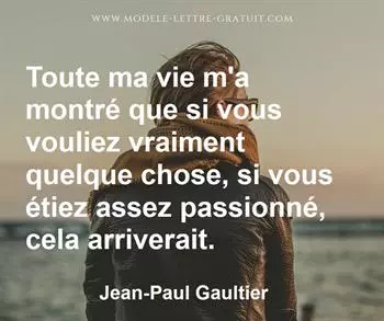 Citation de Jean-Paul Gaultier