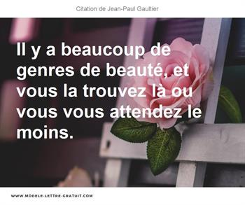 Citations Jean-Paul Gaultier