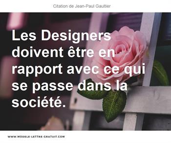 Citations Jean-Paul Gaultier