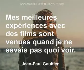Citation de Jean-Paul Gaultier