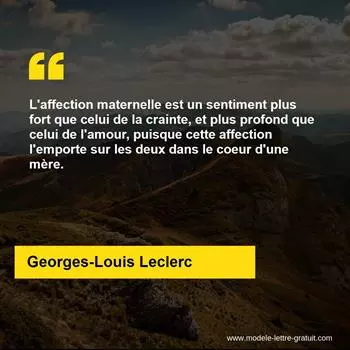Citation Georges-Louis Leclerc