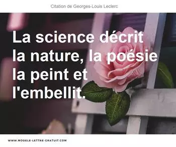 Citations Georges-Louis Leclerc