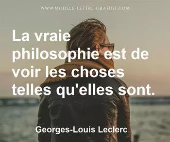 Citation de Georges-Louis Leclerc