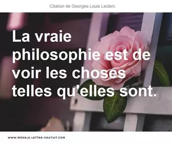 Citations Georges-Louis Leclerc