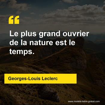 Citations Georges-Louis Leclerc