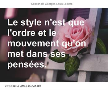 Citations Georges-Louis Leclerc