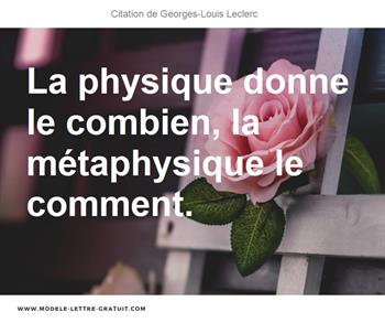 Citations Georges-Louis Leclerc