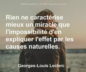 Citation de Georges-Louis Leclerc