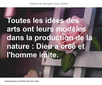 Citations Georges-Louis Leclerc