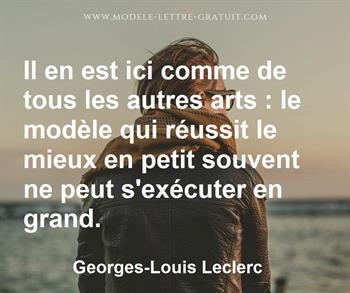 Citation de Georges-Louis Leclerc