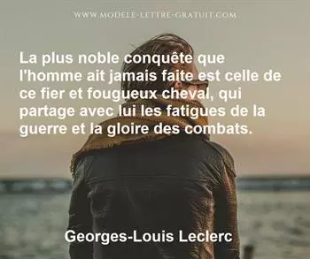 Citation de Georges-Louis Leclerc