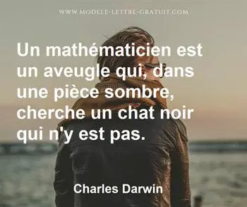Citation de Charles Darwin