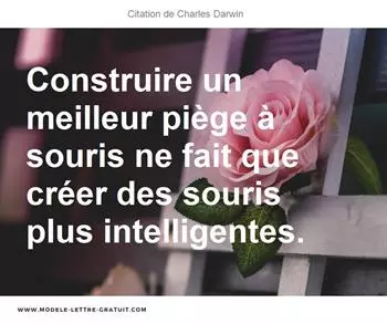 Citations Charles Darwin