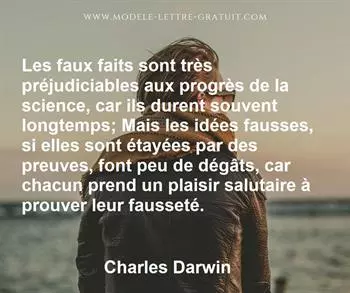 Citation de Charles Darwin